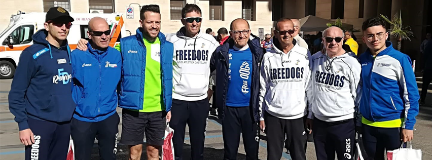 foto Corripuglia a Taranto e 25 aprile di corsa per i Freedogs