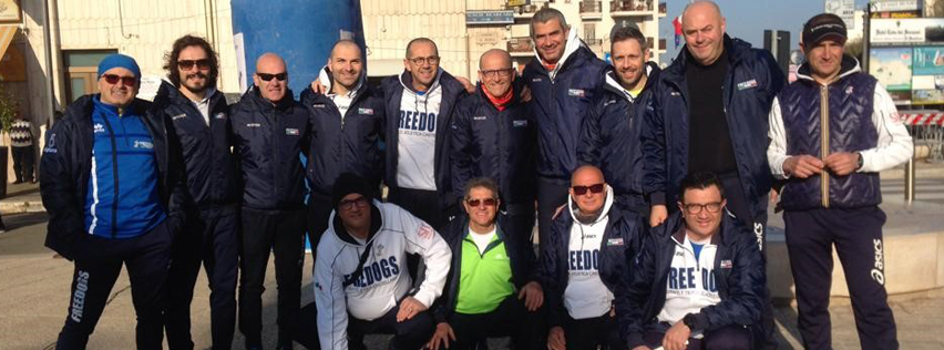foto Corsamare a Polignano: 28 Freedogs al via, debutto giallofluo nel Terra di Bari